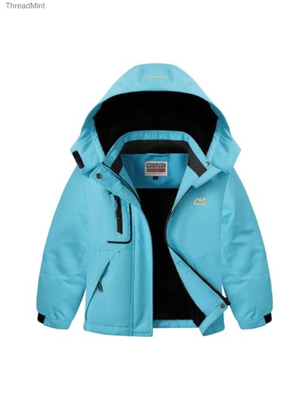 Girls Waterproof Ski Jacket Fleece Lined Hooded Winter Snow Coat
